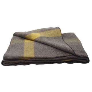   warm gray with yellow accent stripes. Measures approximately 60x80