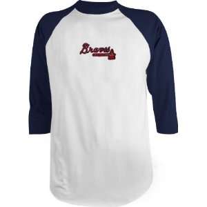 Atlanta Braves Youth 3/4 Raglan Sleeve Sport Shirt