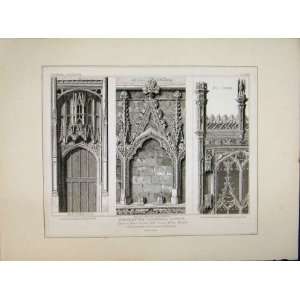  Winchester Cathedral Church Altar Screen 1811 Hollis