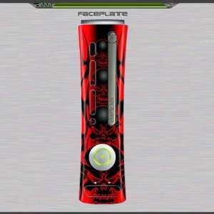  Xbox 360 Red Skull Skin for Faceplate 96065 Video Games
