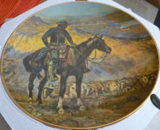 Ridgewood Wild West Series 1865 1926 Collectors Plates  