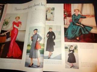   magazine Ladies Home JOURNAL 11/1956 50s fashion ads Eddie Fisher