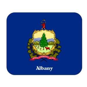  US State Flag   Albany, Vermont (VT) Mouse Pad Everything 