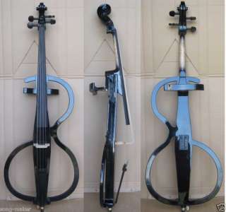 New Solidwood Electric Cello Nice Sound Black #9  