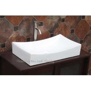  Bathroom Rectangular Ceramic Vessel Vanity Sink combo 7235 