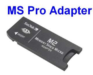 Memory Stick Micro MS Pro Duo Sandisk M2 Adapter Kit  