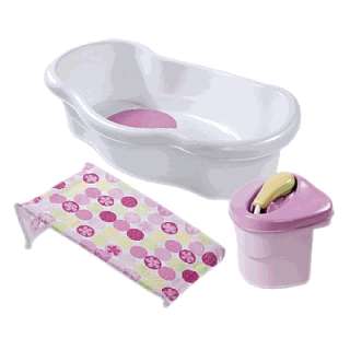 summer infant baby bath tub center shower pink bather 08295 five stage 