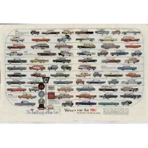  Ford Family of Fine Cars.  1958 Ford Motor Company 