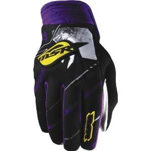   40 Collection Fracture Gloves , Size 2XL, Color Black/Purple 356094