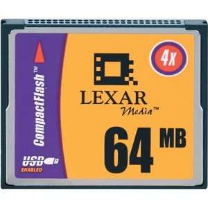  Lexar Media CF064 231 64 MB 4x USB CompactFlash Card 