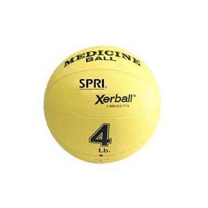    SPRI PB 4R 4 Pound Xerball Medicine Ball
