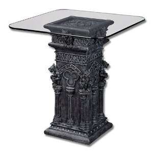    Gargoyle Display Furniture Table with Glass Top