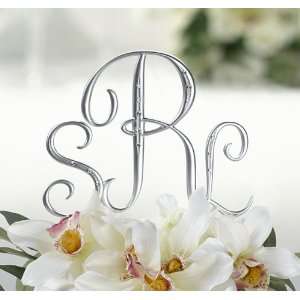 New Rhinestone Monogram Cake Letters   Large and Small  