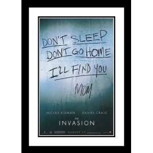  The Invasion 20x26 Framed and Double Matted Movie Poster 