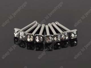   60pcs 316L surgical stainless steel nose stud jewelry 9 styles  