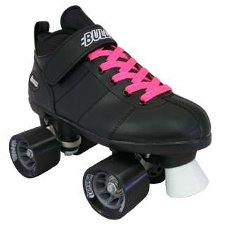   Skates Black   B100 Black Pink Speed Skates   Chicago Speed Skate