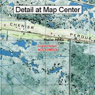 USGS Topographic Quadrangle Map   Grand Chenier, Louisiana (Folded 