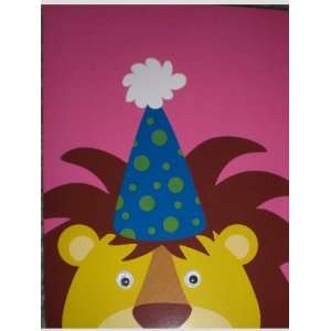  Whimsical Wiggly Eyes Lion Note Cards w/ Envelopes 