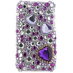 Purple Diamond Rhinestone Case for iPhone 3G/ 3GS  