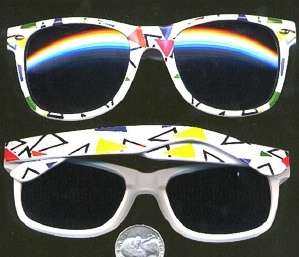 80s Blues Brothers Triangle Sunglasses Party1 Wayfarer  