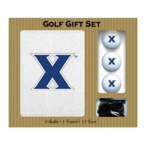  Xavier Screen Printed Towel, 3 balls and 12 tees gift set 
