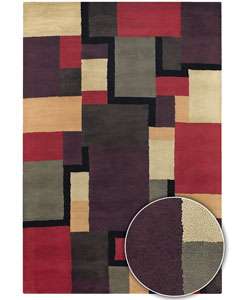 Hand tufted Contemporary Rosetta Wool Rug (5 x 8)  