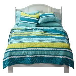  Xhilaration® Dot Quilt   Aqua (Twin) 