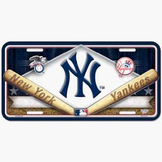  New York Yankees Embossed Hi Definition Metal License 