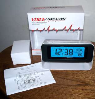 Voice Command VOICE RECOGNITION ALARM CLOCK   NIB  