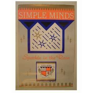  The Simple Minds Poster Sparkle In The Rain Everything 