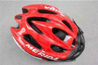 NEW Cycling Bicycle MERIDA Adult Mens Bike Helmet Red  