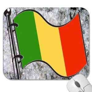 Mousepad   9.25 x 7.75 Designer Mouse Pads   Design Flag   Mali 