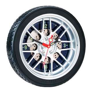 14 Car Wheel Tire G48 Rim Automotive Garage Shop Wall Clock Racing 