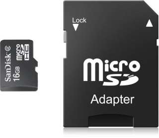 16GB Memory Card+Adapter For Metro PCS Huawei M835,HTC Wildfire S 