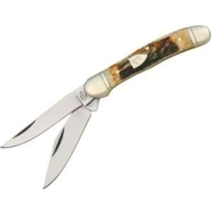  Colt Knives 222 Copperhead Pocket Knife with Genuine Stag 