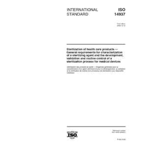   sterilization process for medical devices ISO TC 198/WG 11 