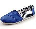 NEW Womens Toms Classic Canvas Shoes  Size US 5 9, Blue with blue 
