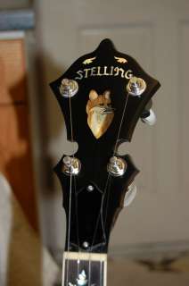 Stelling Red Fox 5 string banjo  