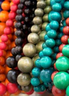 Colorful and trendy jade bead necklaces