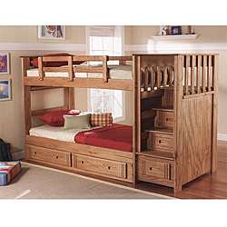 Woody Creek Twin Bunk Bed with Drawer  