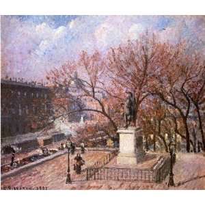  Oil Painting The Pont Neuf and the Statue of Henri IV 