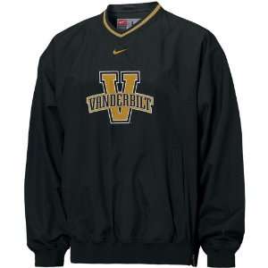  Nike Vanderbilt Commodores Black Classic Logo Windshirt 