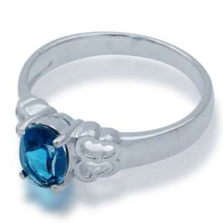 Alexandrite London Blue Topaz 925 Silver Solitaire Ring  