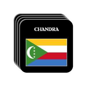  Comoros   CHANDRA Set of 4 Mini Mousepad Coasters 