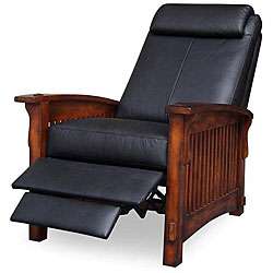 Chelsea Black Leather Recliner Chair  