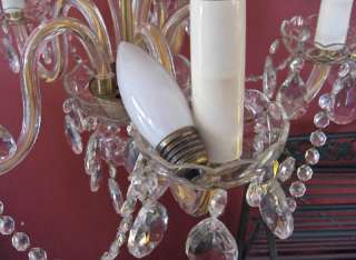  beautiful vintage 5 arm chandelier hanging ceiling light from 1960