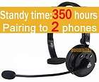 New Bluetooth Recordable Over The Head headset Headphone for 2 phones 