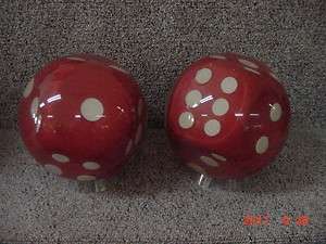 CLEAR RED DICE BOWLING BALL NEW 12LB NEW  