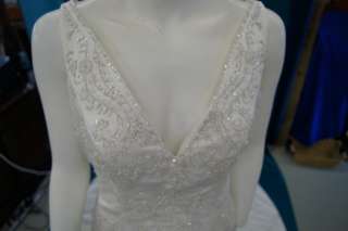 VENUS Bridal Wedding Gown Dress # 24 White Ivory Rhinestones Long 