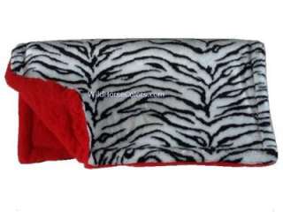 ZEBRA / RED Western Fleece Saddle Pad Blanket 32x 32Made in 